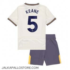 Everton Michael Keane #5 Kolmaspaita Lapsille 2024-25 Lyhythihainen (+ shortsit)